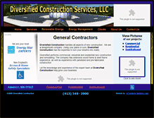 Tablet Screenshot of diversifiedconstruct.com